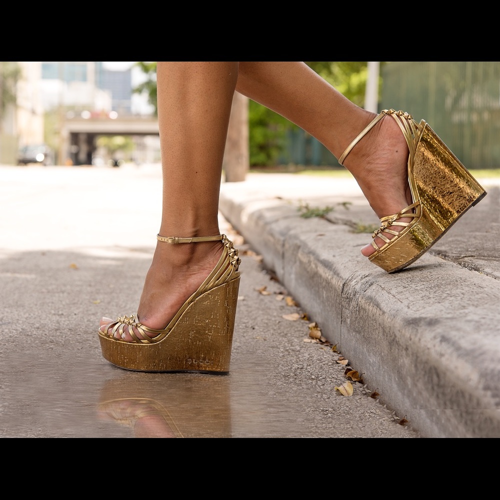 Gucci Platform wedges